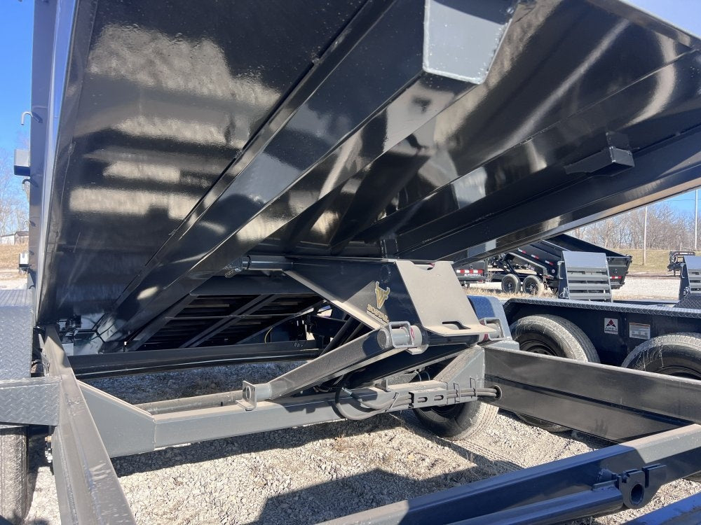 14' x 83" Iron Bull DTB Bumper Pull Dump Trailer 20" Side Walls - (2) 7,000 lb Axles - Dump Trailers/Dump Trailers - Stryker Dealership Group