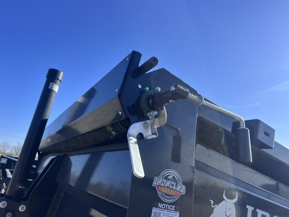14' x 83" Iron Bull DTB Bumper Pull Dump Trailer 24" Side Walls - (2) 7,000 lb Axles, Telescopic - Dump Trailers/Dump Trailers - Stryker Dealership Group