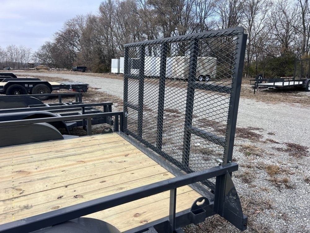 14' x 83" Iron Bull UTB Bumper Pull Utility Trailer - (2) 3,500 lb Axles - Utility & SXS - TrailerSwap