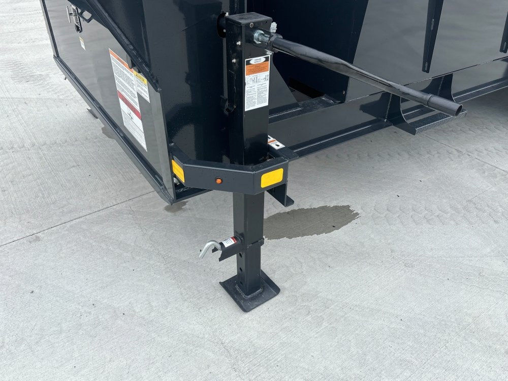 16' Dump Trailer GN 40" Side Walls - Telescopic Lift - 7k Axles - Bumper Pull Dump - Dump Trailers - TrailerSwap