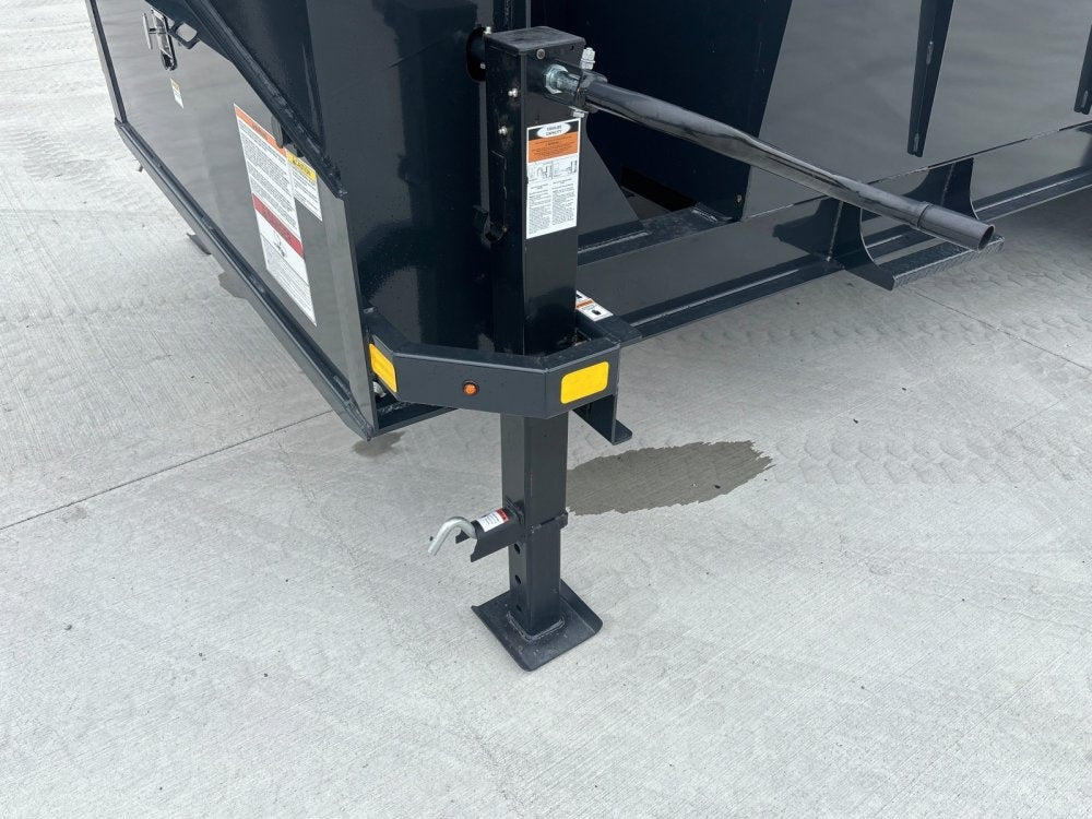 16' Dump Trailer GN 40" Side Walls - Telescopic Lift - 7k Axles - Gooseneck Dump - Dump Trailers - TrailerSwap