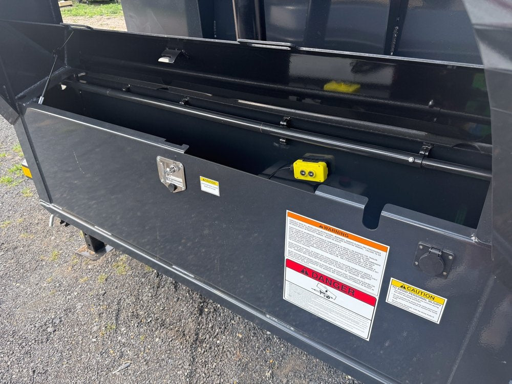 16' Dump Trailer GN 40" Side Walls - Telescopic lift - 8k Axles - Gooseneck Dump - Dump Trailers - TrailerSwap