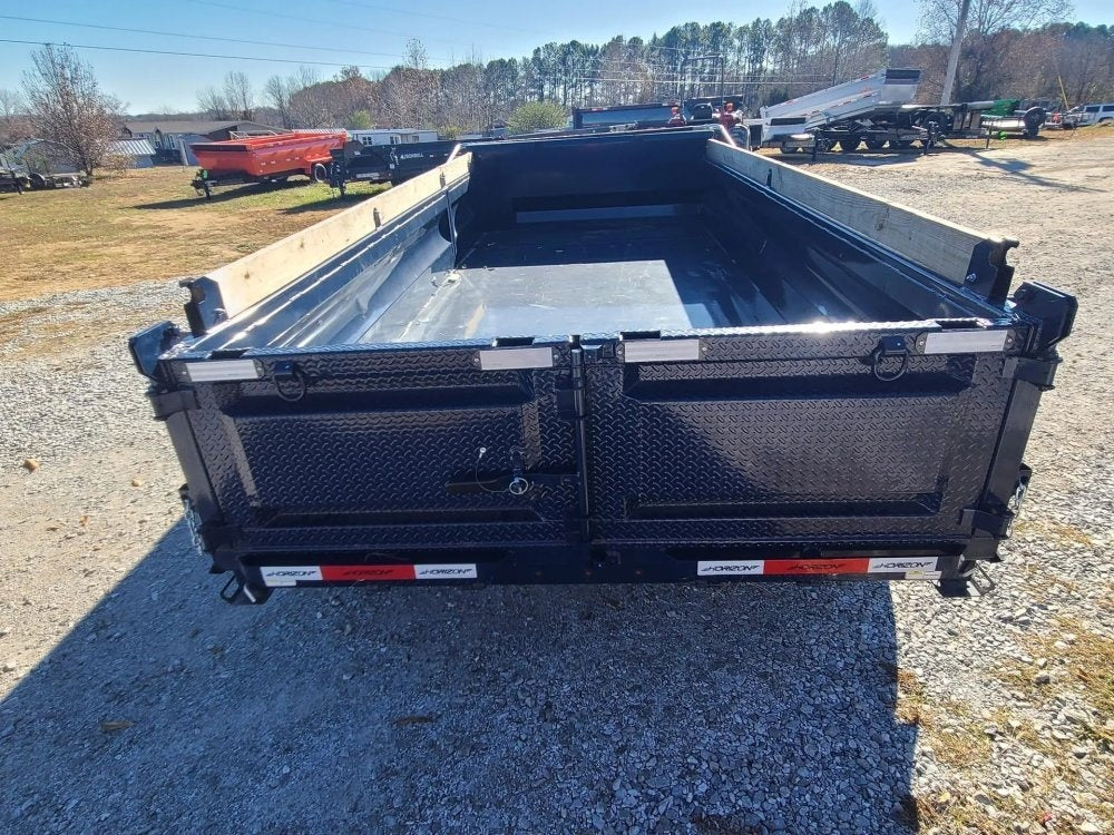 16' Horizon HZX Gooseneck Dump Trailer 24" Side Walls - (2) 10K Axles - Gooseneck Dump - TrailerSwap