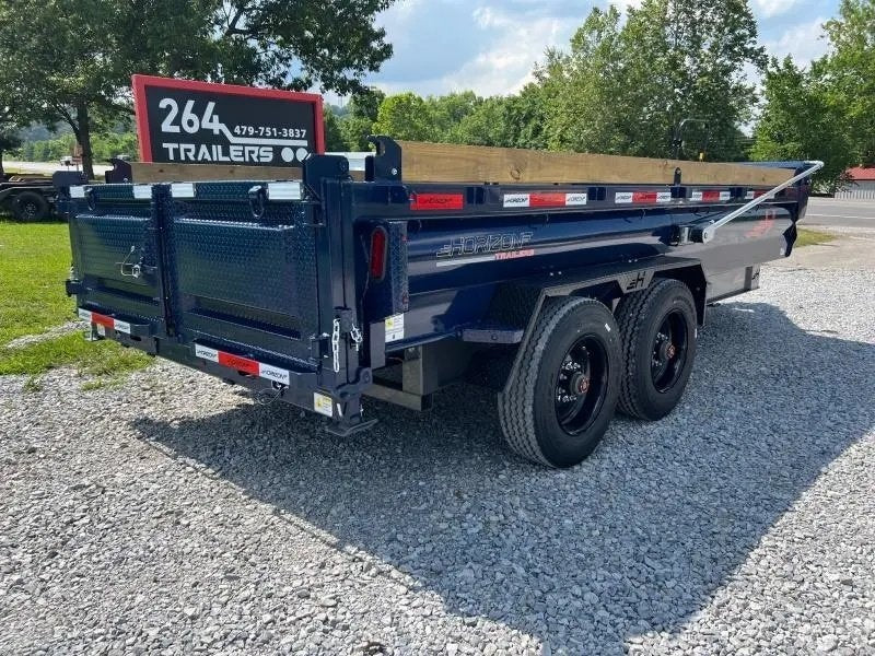 16' Horizon HZX Gooseneck Dump Trailer 24" Side Walls - (2) 10K Axles - Gooseneck Dump - TrailerSwap