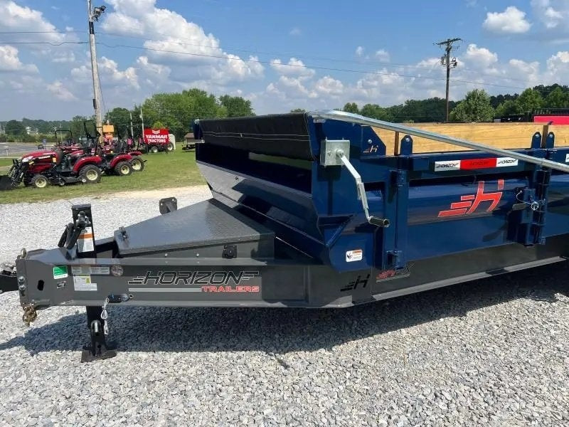 16' Horizon HZX Gooseneck Dump Trailer 24" Side Walls - (2) 10K Axles - Gooseneck Dump - TrailerSwap