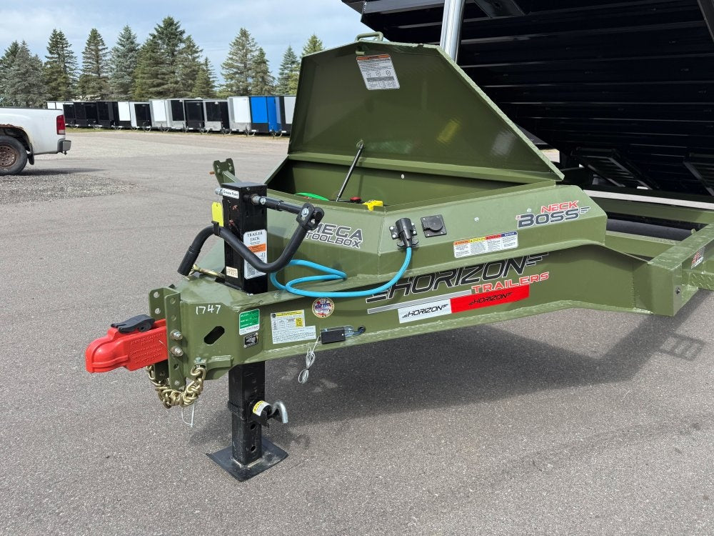 16' HZ7 Dump 48" Sides - 8K Axles - 12 Ton Telescopic Lift - 14 Ply Tires, 2 Speed Jack - Bumper Pull Dump - Dump Trailers - TrailerSwap