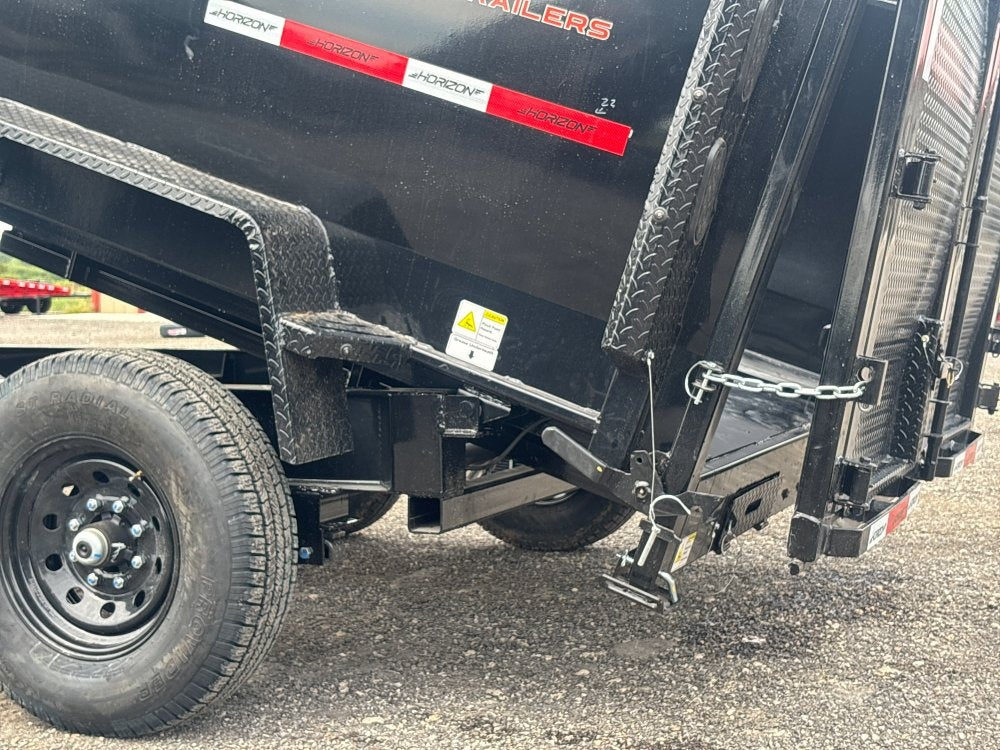 16' HZ7 GN Dump 48" Sides - 7K Axles - Gooseneck Dump - Dump Trailers - TrailerSwap