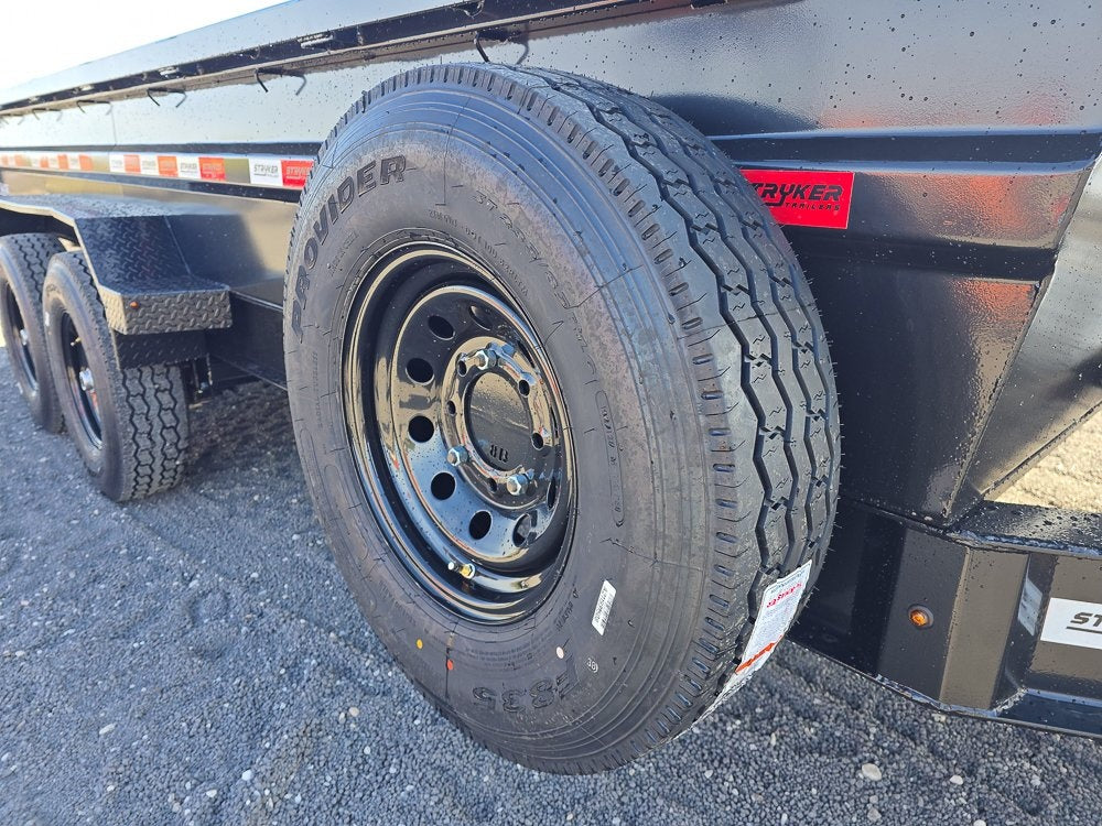 16' Stryker SDT Bumper Pull Dump Trailer 24" Side Walls - (2) 7k Axles - Bumper Pull Dump/Dump Trailers - Stryker Dealership Group