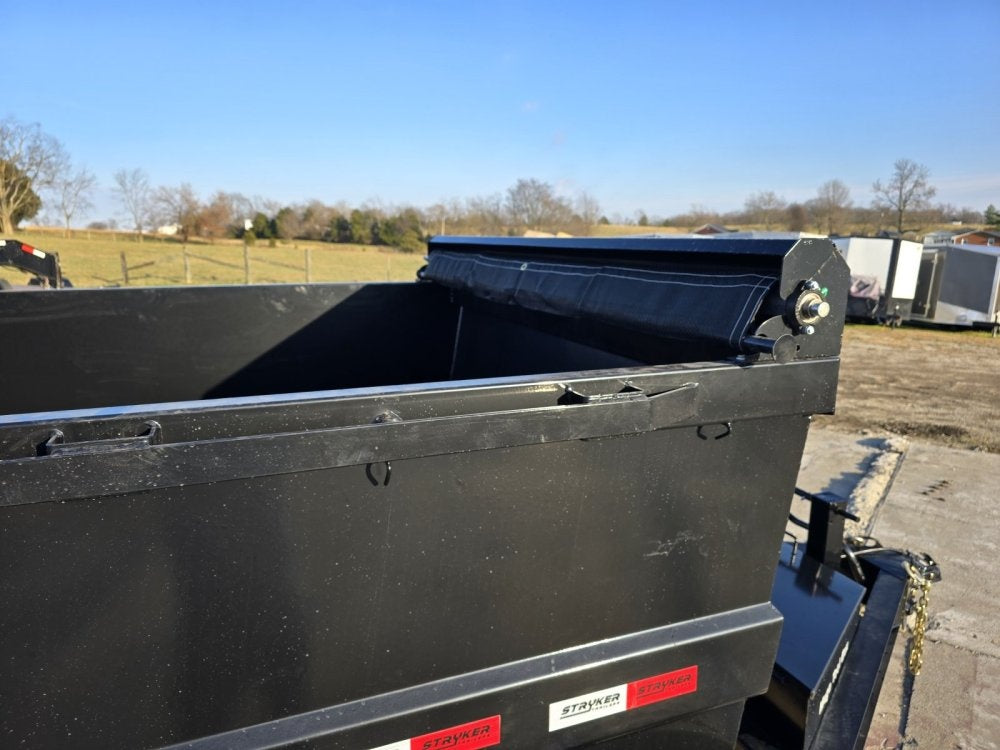 16' Stryker SDT Bumper Pull Dump Trailer 48" Side Walls - (2) 7k Axles - Bumper Pull Dump - Dump Trailers - TrailerSwap