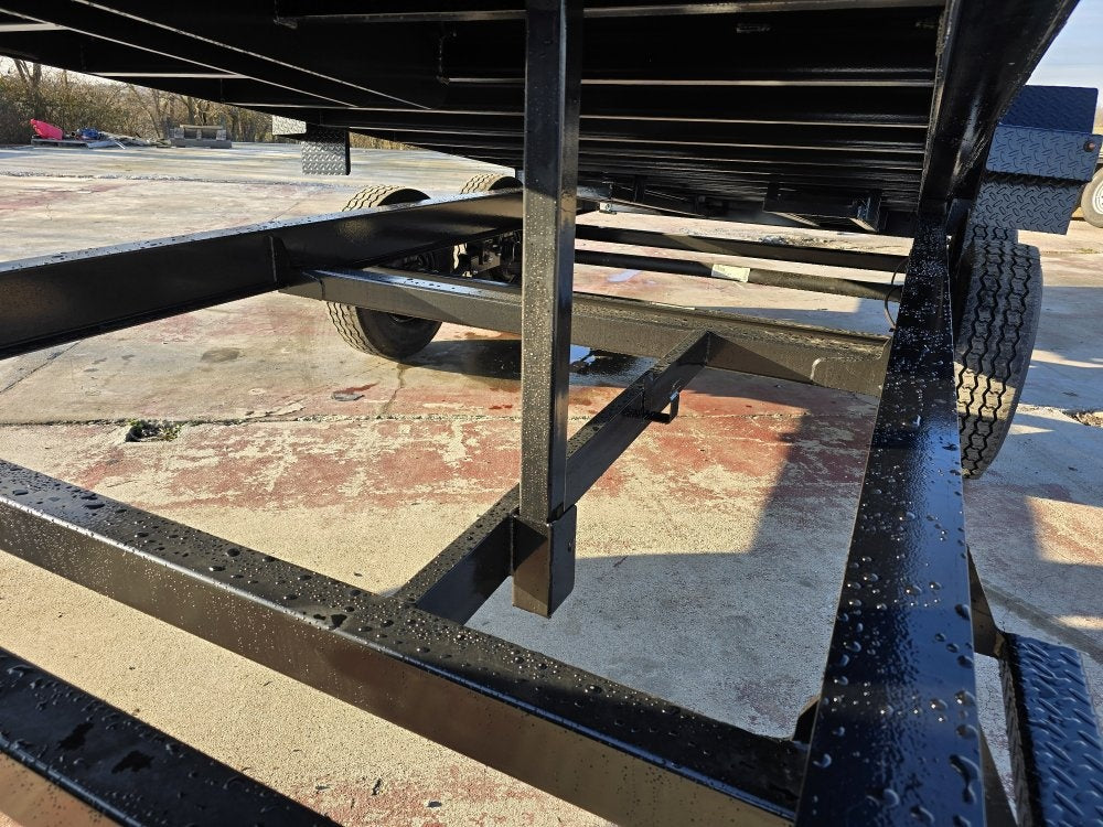 16' Stryker SDT Bumper Pull Dump Trailer 48" Side Walls - (2) 7k Axles - Bumper Pull Dump/Dump Trailers - Stryker Dealership Group