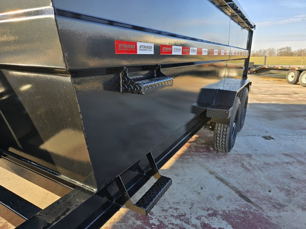 16' Stryker SDT Bumper Pull Dump Trailer 48" Side Walls - (2) 7k Axles - Bumper Pull Dump/Dump Trailers - Stryker Dealership Group
