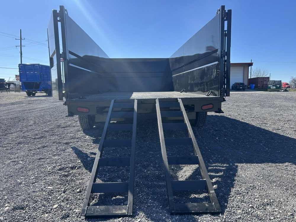 16' Stryker SDT Bumper Pull Dump Trailer 48" Side Walls - (2) 7k Axles - Bumper Pull Dump - Dump Trailers - TrailerSwap