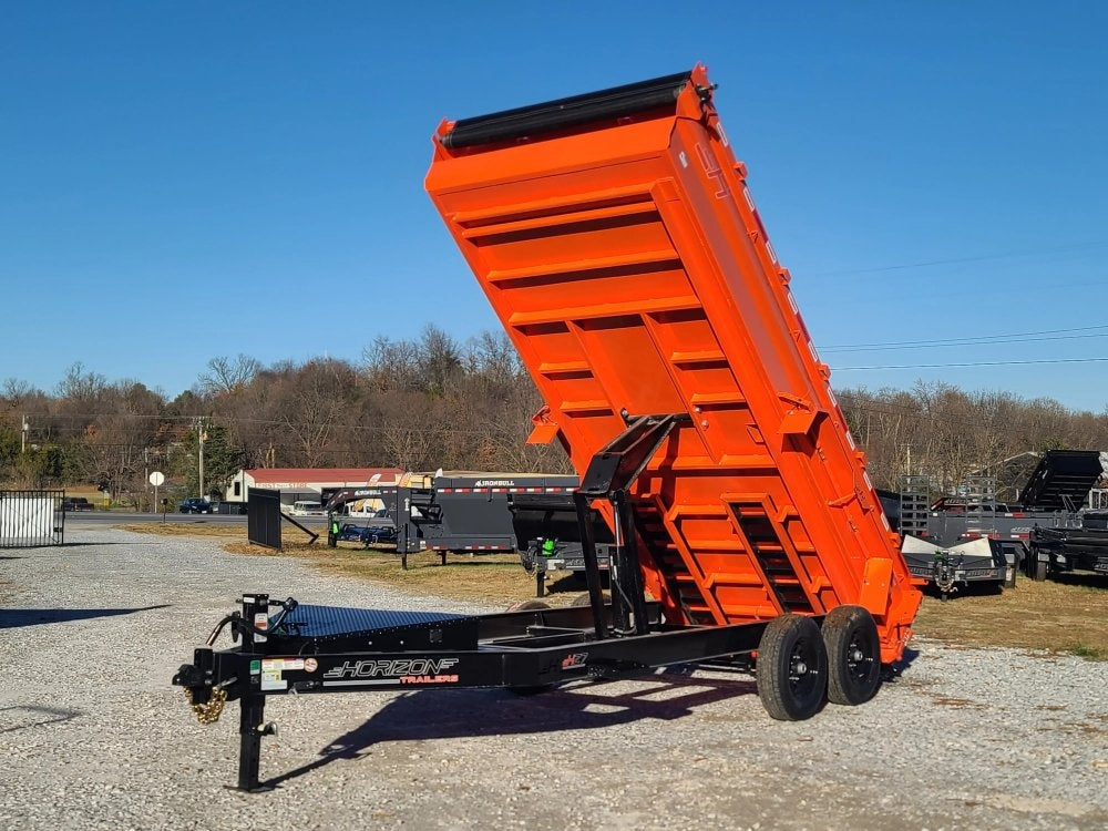 16'x83" Horizon HZ7 BP Bumper Pull Dump - Bumper Pull Dump - TrailerSwap