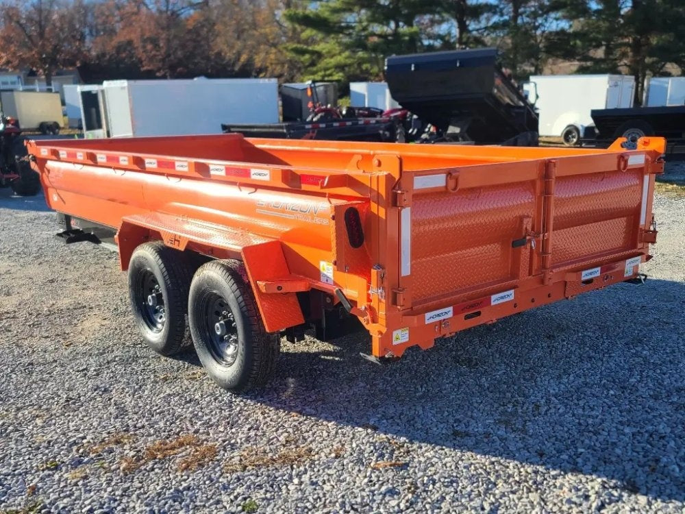 16'x83" Horizon HZ7 BP Bumper Pull Dump - Bumper Pull Dump - TrailerSwap