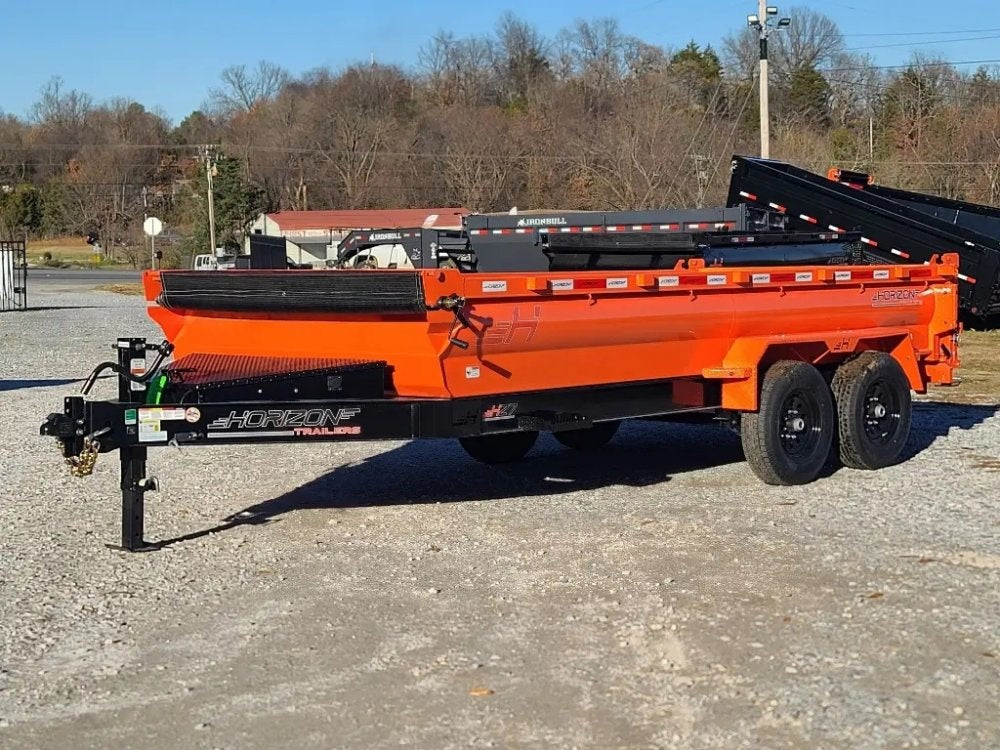 16'x83" Horizon HZ7 BP Bumper Pull Dump - Bumper Pull Dump - TrailerSwap