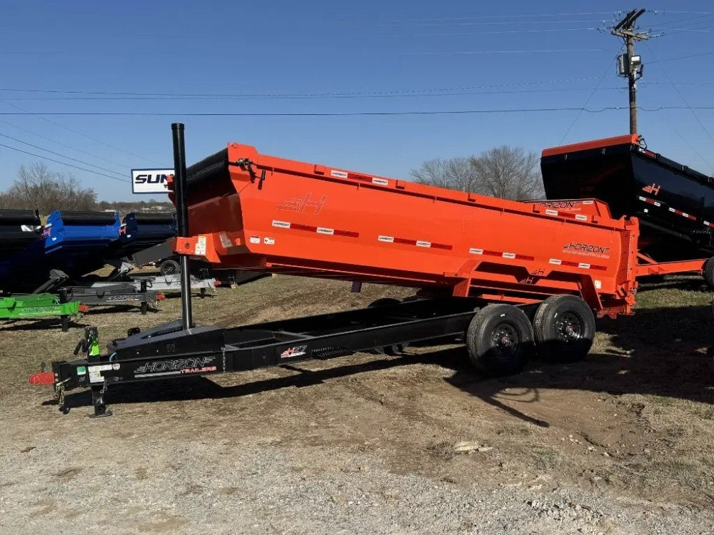 16'x83" Horizon HZ7 BP Bumper Pull Dump - Bumper Pull Dump - TrailerSwap