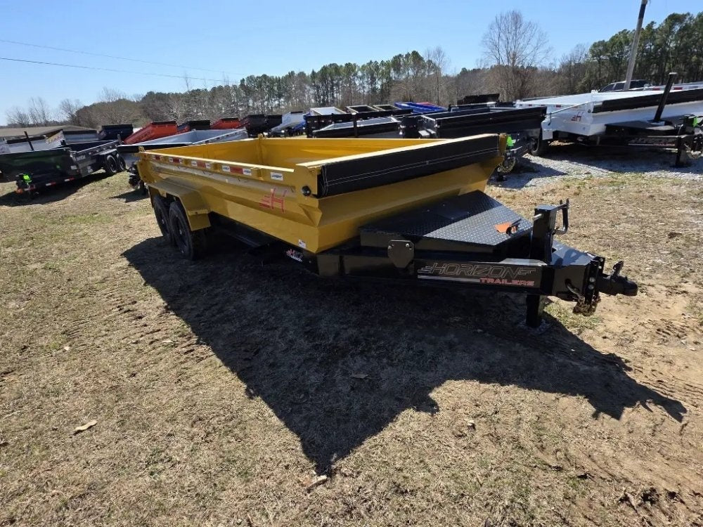 16'x83" Horizon HZ7 BP Bumper Pull Dump - Bumper Pull Dump - TrailerSwap