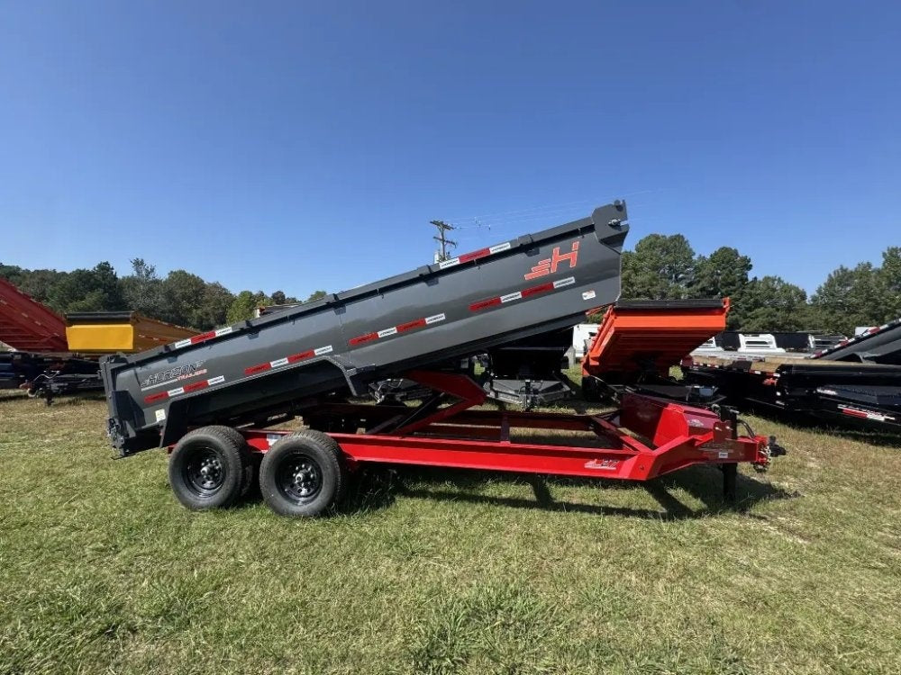 16'x83" Horizon LZ7 BP Bumper Pull Dump - Bumper Pull Dump - TrailerSwap
