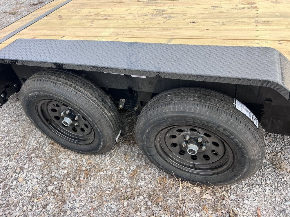 18' Iron Bull EWB Bumper Pull Equipment Trailer Slide In Ramps - (2) 3,500 lb Axles - Equipment Trailers - TrailerSwap