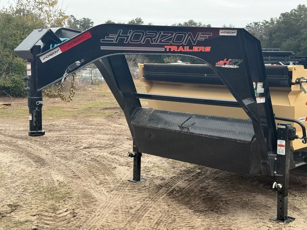 14' HZ7 GN Dump 36" Sides - 8K Axles - 620 Scissor - 14 ply Tires - 2 Speed Jack 7164