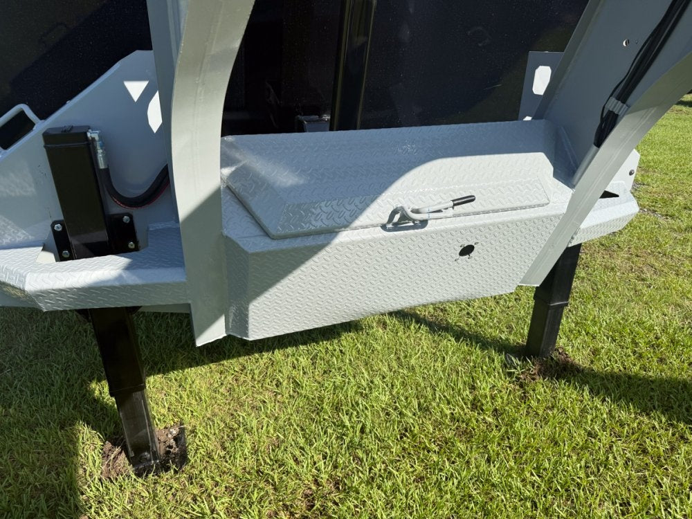 20 Horizon HZH Gooseneck Dump Trailer 48" Side Walls Hydraulic Jacks - (2) 12K Axles - Gooseneck Dump - TrailerSwap