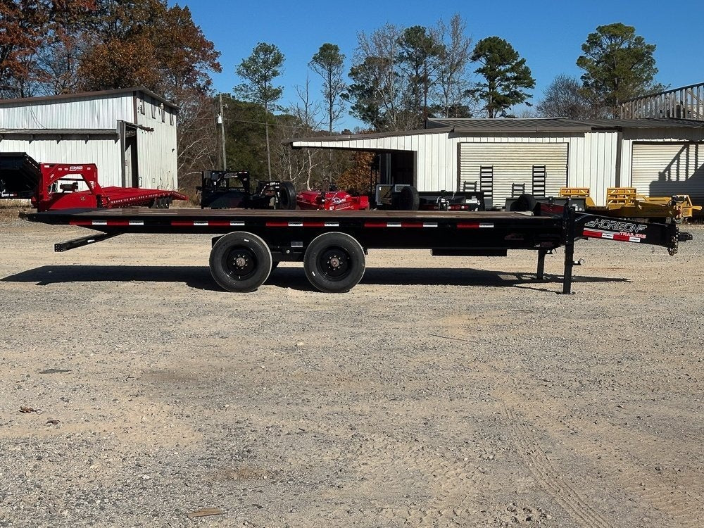 22' Horizon FFT Bumper Pull Full Deckover TIlt Trailer - (2) 10K Axles - Bumper Pull Deckover - Deckover Tilt - TrailerSwap