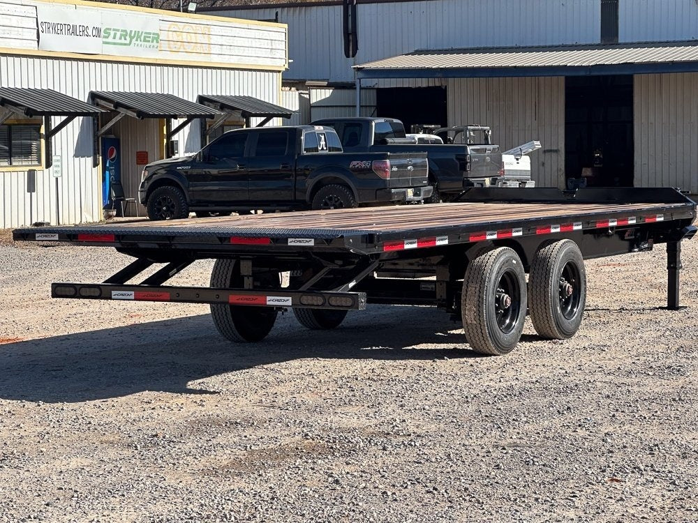 22' Horizon FFT Bumper Pull Full Deckover TIlt Trailer - (2) 10K Axles - Bumper Pull Deckover - Deckover Tilt - TrailerSwap