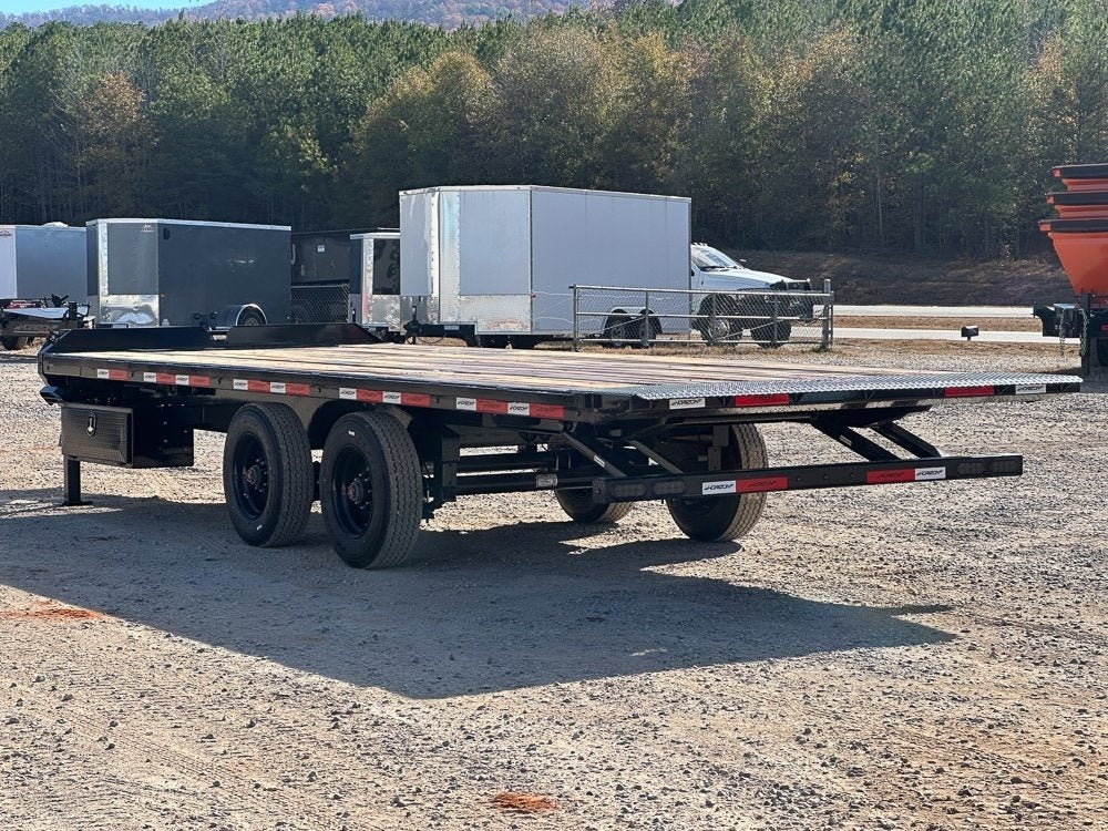 22' Horizon FFT Bumper Pull Full Deckover TIlt Trailer - (2) 10K Axles - Bumper Pull Deckover - Deckover Tilt - TrailerSwap