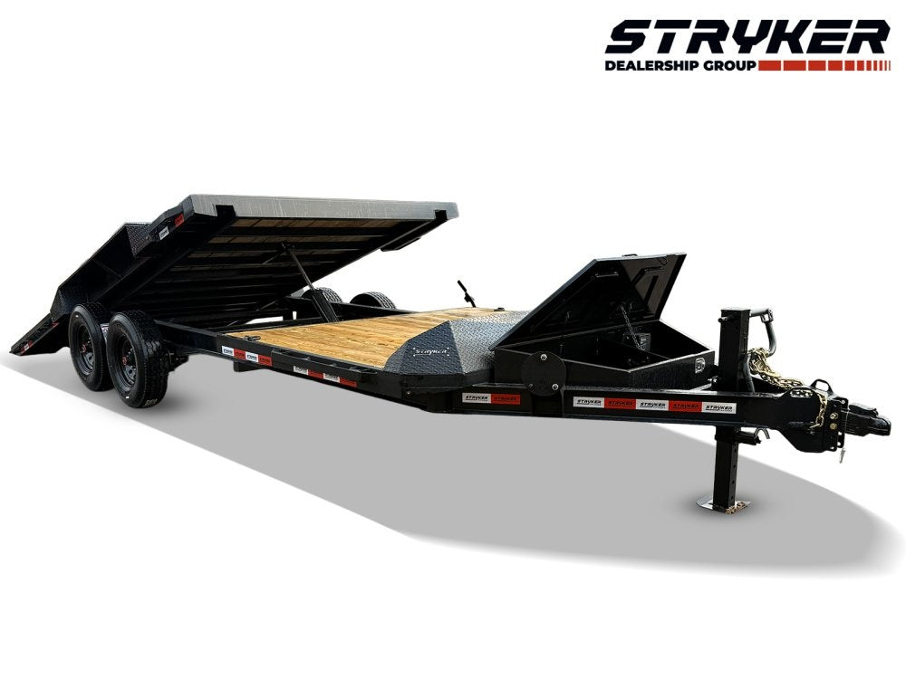 24' Tilt Trailer Drive Over Fenders, 8K Axles - Equipment Tilt - TrailerSwap