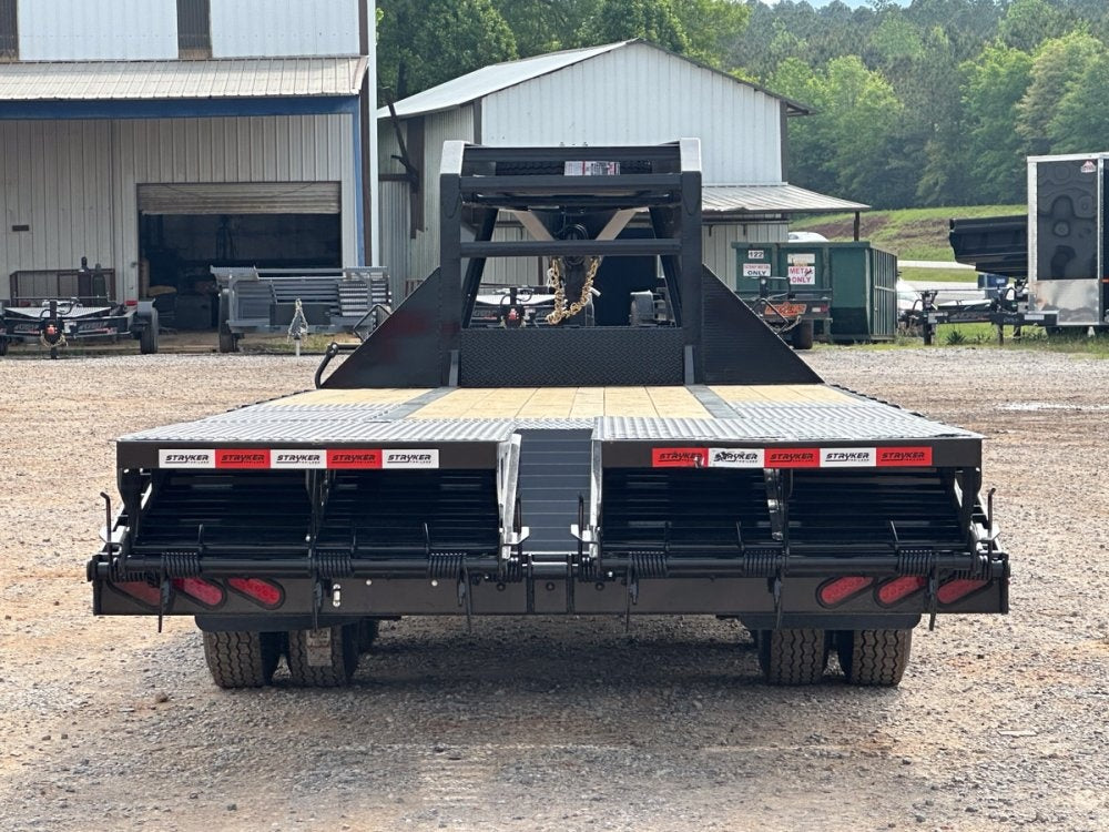 25' Stryker Gooseneck (2) 10K Axles Mega Ramps Dual Wheels - Dual Wheel Deckover/DO 10K MR DW - Stryker Dealership Group