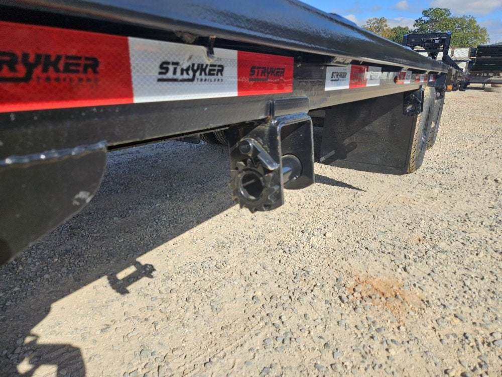 40' Stryker Gooseneck Hotshot Non-CDL Deckover Trailer Mega Ramps - (2) 7K Axles 004555