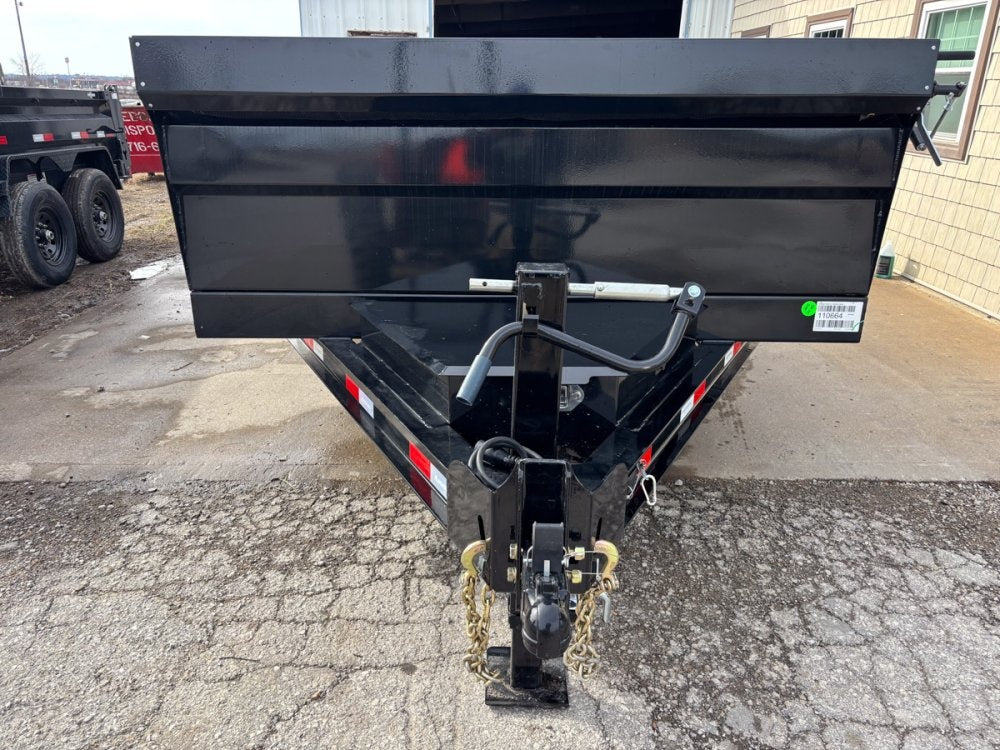 16' x 83" Iron Bull DTB Bumper Pull Dump Trailer 24" Side Walls - (2) 7,000 lb Axles 109834