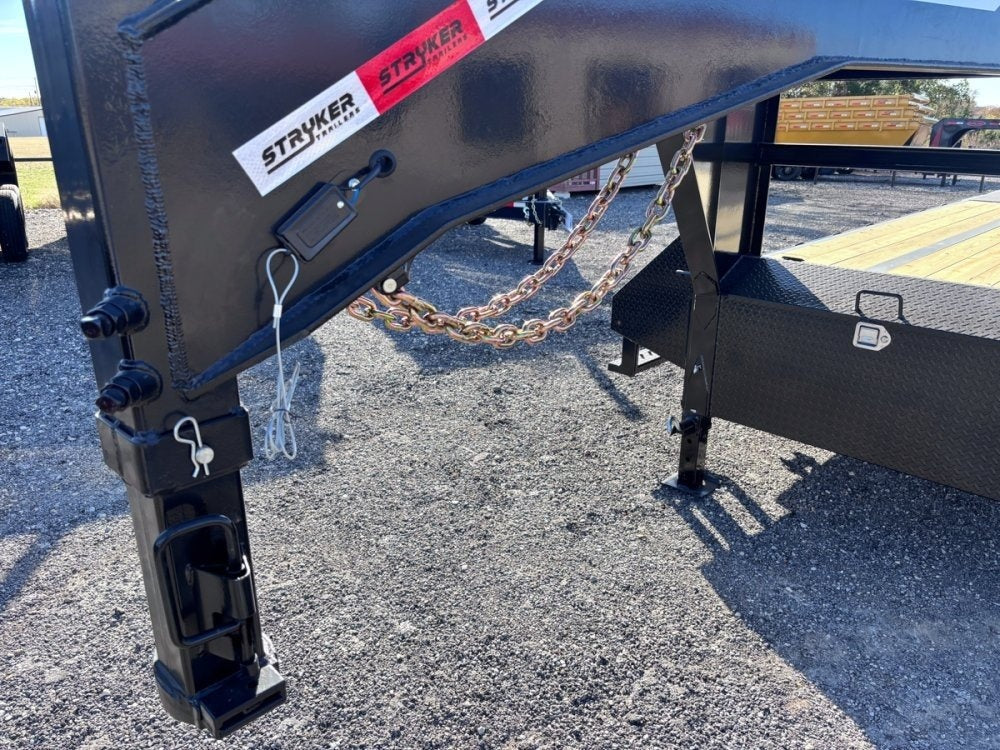 30' Stryker Gooseneck Dual Wheel Deckover Trailer Mega Ramps - (2) 12K Axles - Dual Wheel Deckover - DO 12K MR - TrailerSwap