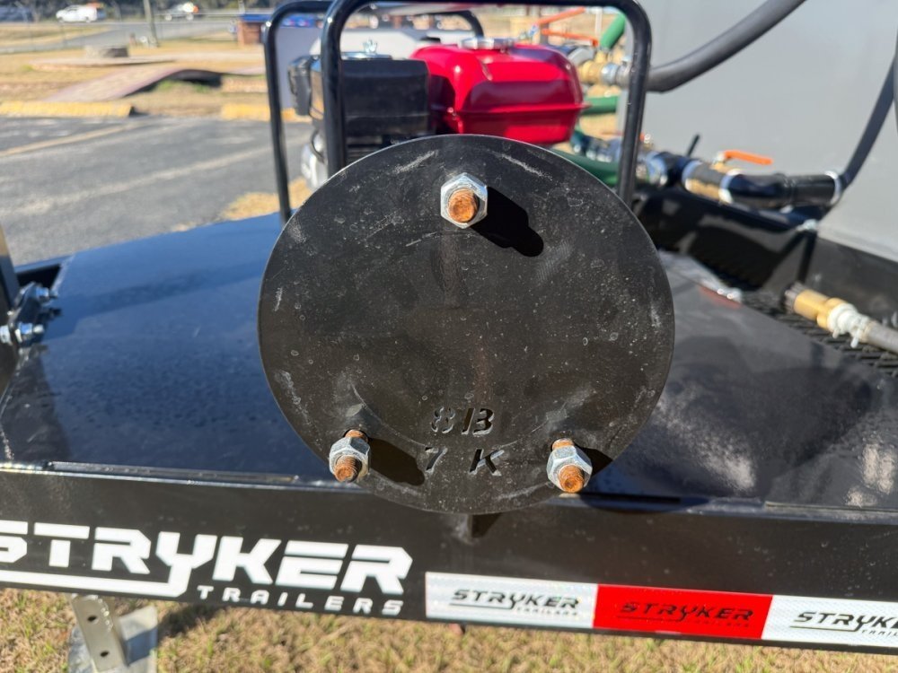 1000 Gallon Water Tank Trailer with Pump and Hose 004960