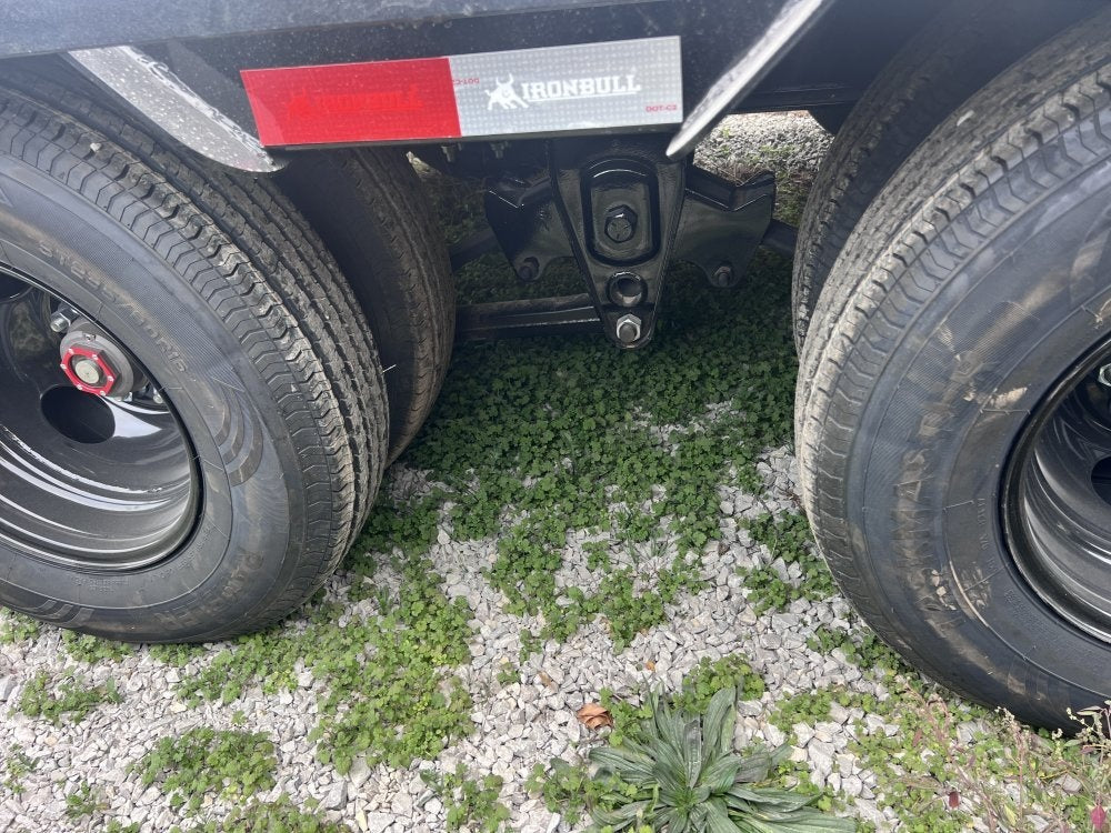 32' Iron Bull FLG Gooseneck Deckover Trailer Mega Ramps - (2) 10,000 lb Axles - Deckover Trailers/DO 10K MR DW - Stryker Dealership Group