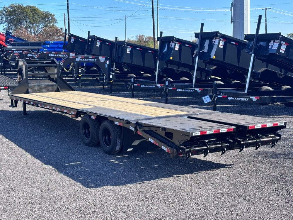 32' Stryker Gooseneck (2) 12K Axles Mega Ramps Dual Wheels - Dual Wheel Deckover - DO 12K MR - TrailerSwap