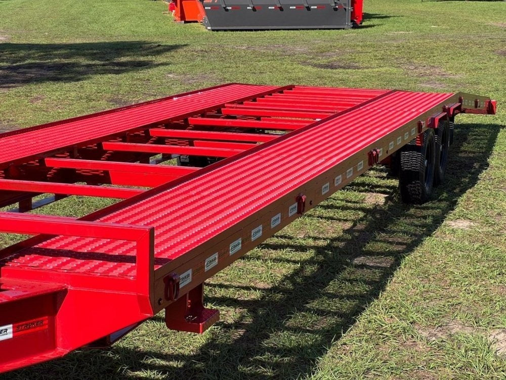 36' Bumper Pull Two Car Trailer (2) 8k Axles - Mesh Deck - 14 ply Tires & Spare - Winch - Two Car Hauler - Multi Car Haulers - TrailerSwap