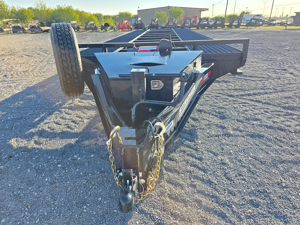 36' Bumper Pull Two Car Trailer (2) 8k Axles - Mesh Deck - 14 ply Tires & Spare - Winch - Two Car Hauler - Multi Car Haulers - TrailerSwap