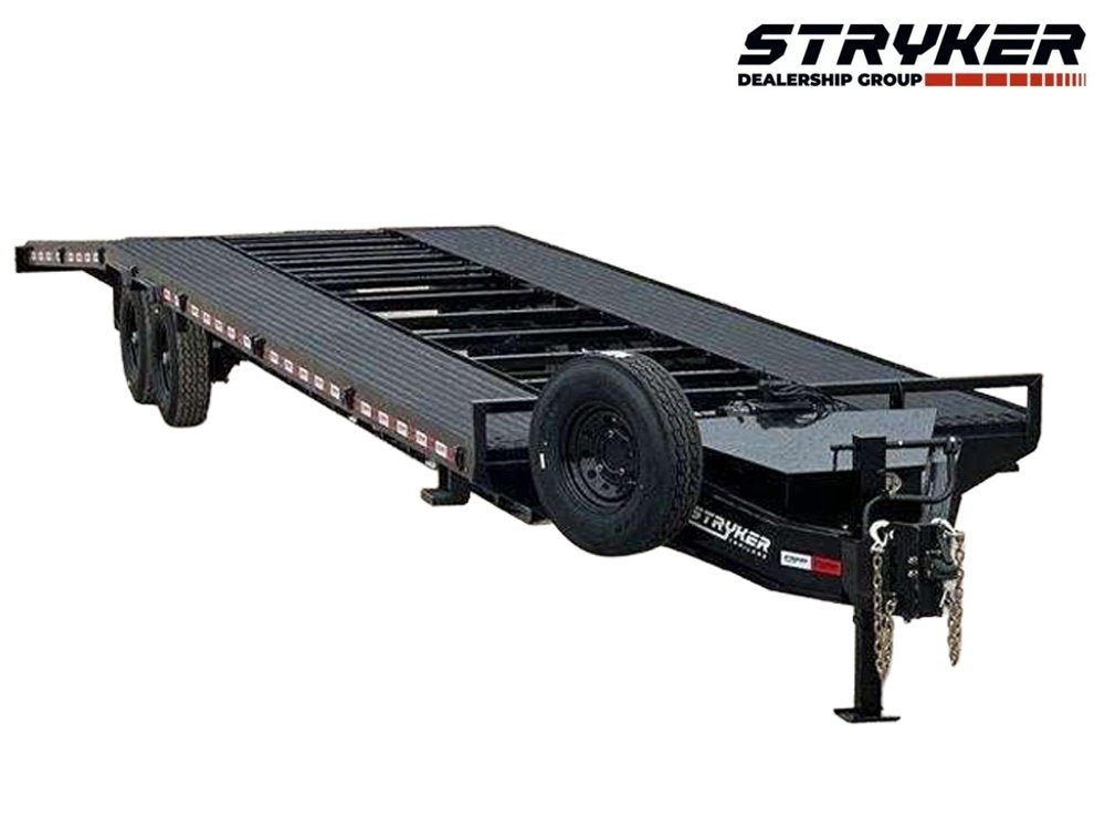36' Stryker Bumper Pull Mesh Deck Multi Car Hauler - (2) 8k Axles - Multi Car Haulers - Two Car Hauler - TrailerSwap