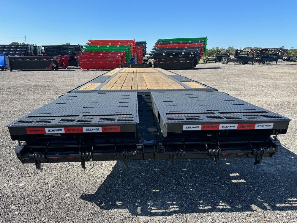 36' Stryker Stryker Bumper Pull Deckover Trailer Mega Ramps - (2) 8k Axles - Hotshot Non-CDL - DO 8K MR - TrailerSwap