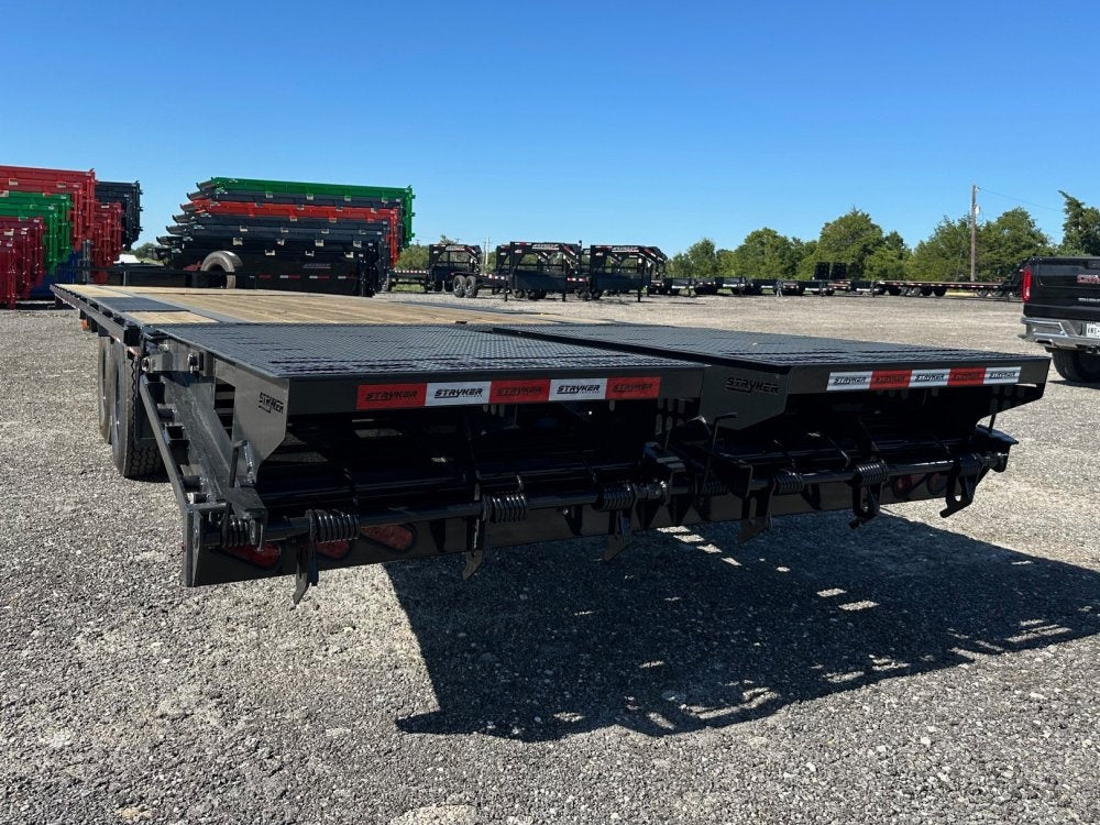 36' Stryker Stryker Bumper Pull Deckover Trailer Mega Ramps - (2) 8k Axles - Hotshot Non-CDL - DO 8K MR - TrailerSwap