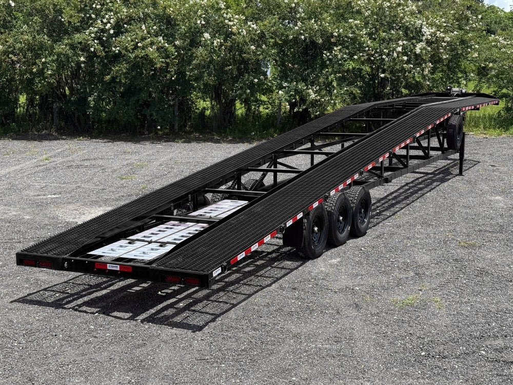 50' Stryker Gooseneck Wedge 3 Car Hauler - (3) 7k Axles Derated 004593