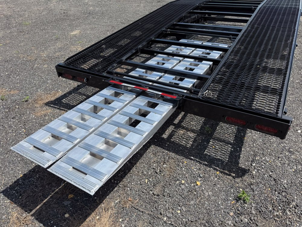 36' Stryker Bumper Pull Mesh Deck Multi Car Hauler - (2) 8k Axles 004565