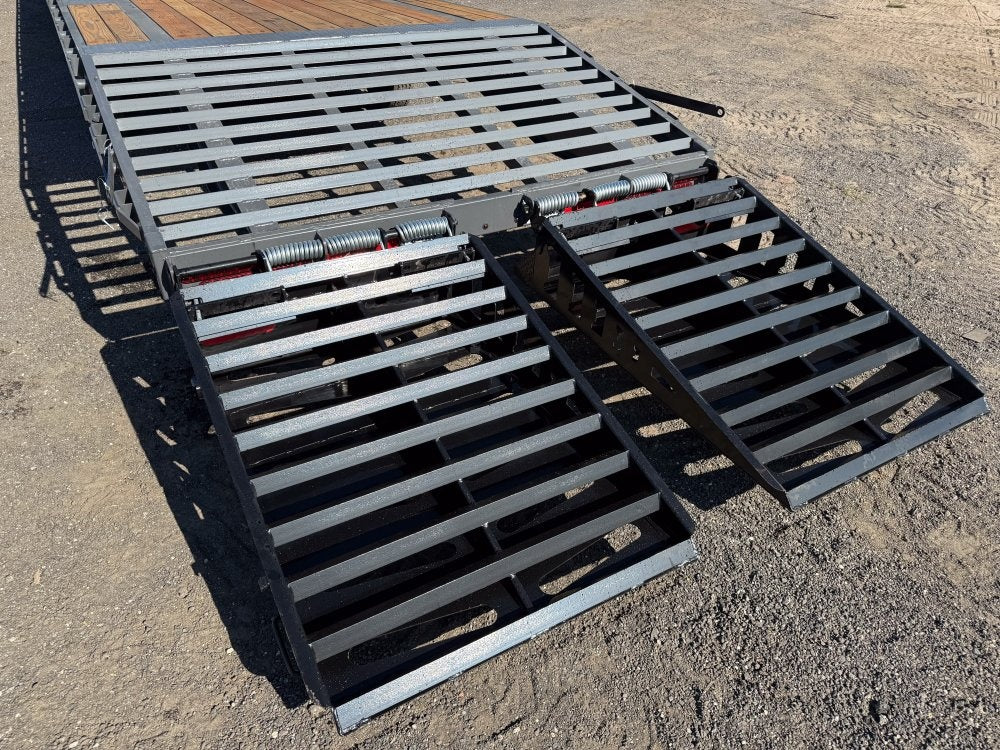 40' DKO Gooseneck Deckover 35' + 5' Mega Ramps (2) 10K Axles - Hotshot Non-CDL - DO 10K MR SS - TrailerSwap
