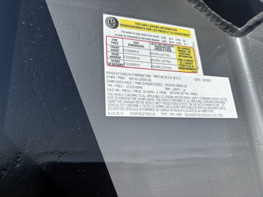 40' DKO Gooseneck Deckover 35' + 5' Mega Ramps (2) 10K Axles - Hotshot Non-CDL - DO 10K MR SS - TrailerSwap