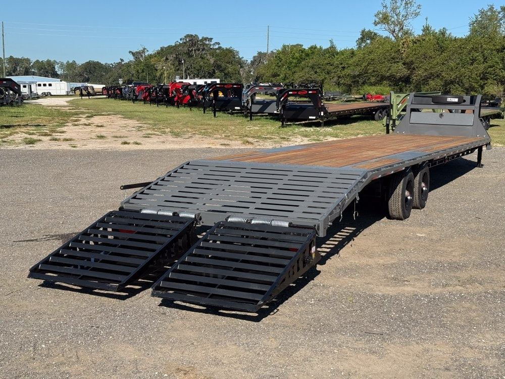 40' DKO Gooseneck Deckover 35' + 5' Mega Ramps (2) 10K Axles - Hotshot Non-CDL - DO 10K MR SS - TrailerSwap