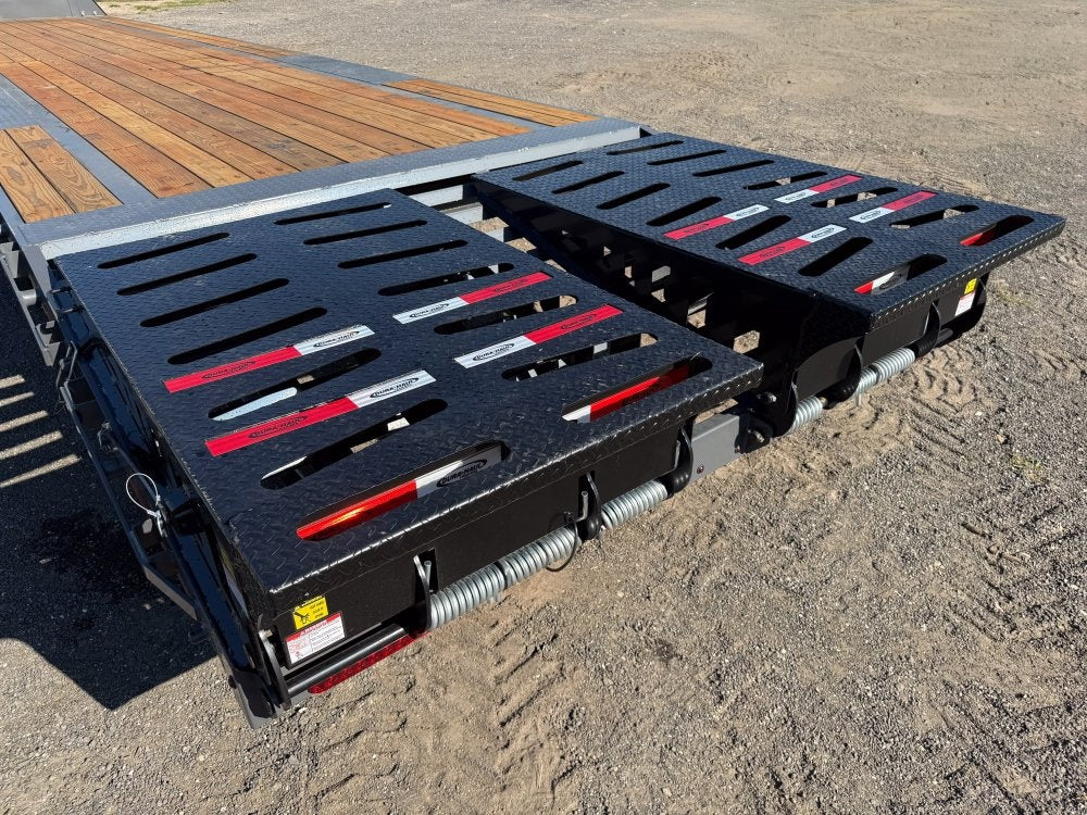 40' DKO Gooseneck Deckover 35' + 5' Mega Ramps (2) 10K Axles - Hotshot Non-CDL - DO 10K MR SS - TrailerSwap