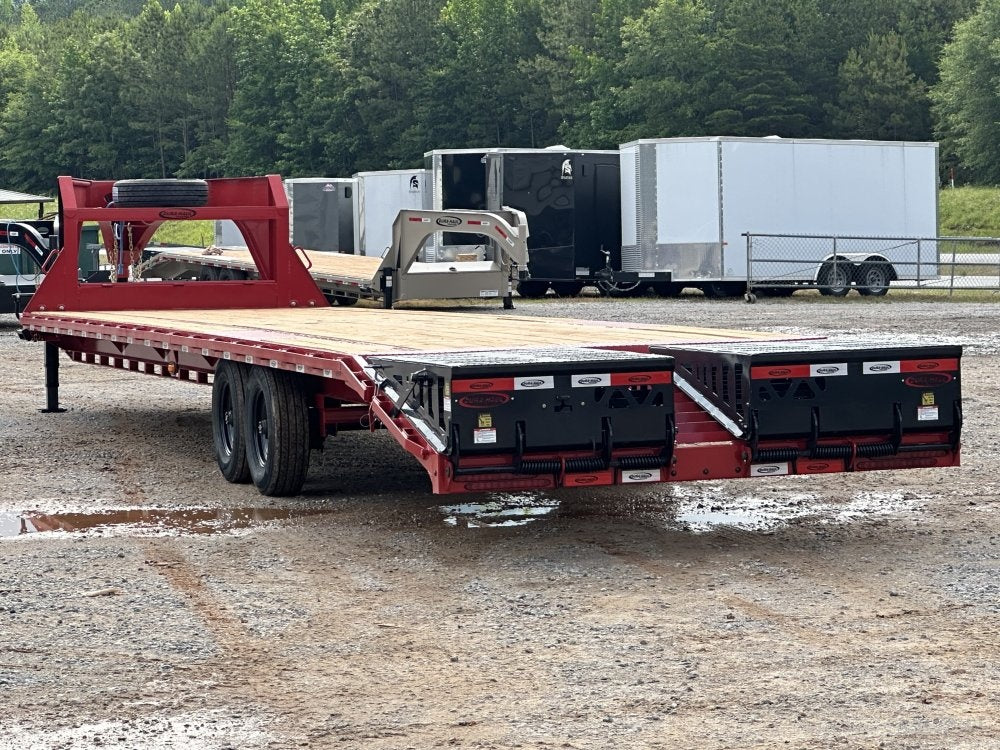 40' DKO Gooseneck Deckover 35' + 5' Mega Ramps (2) 8K Axles, 14 Ply Tires - Hotshot Non-CDL - DO 8K MR - TrailerSwap