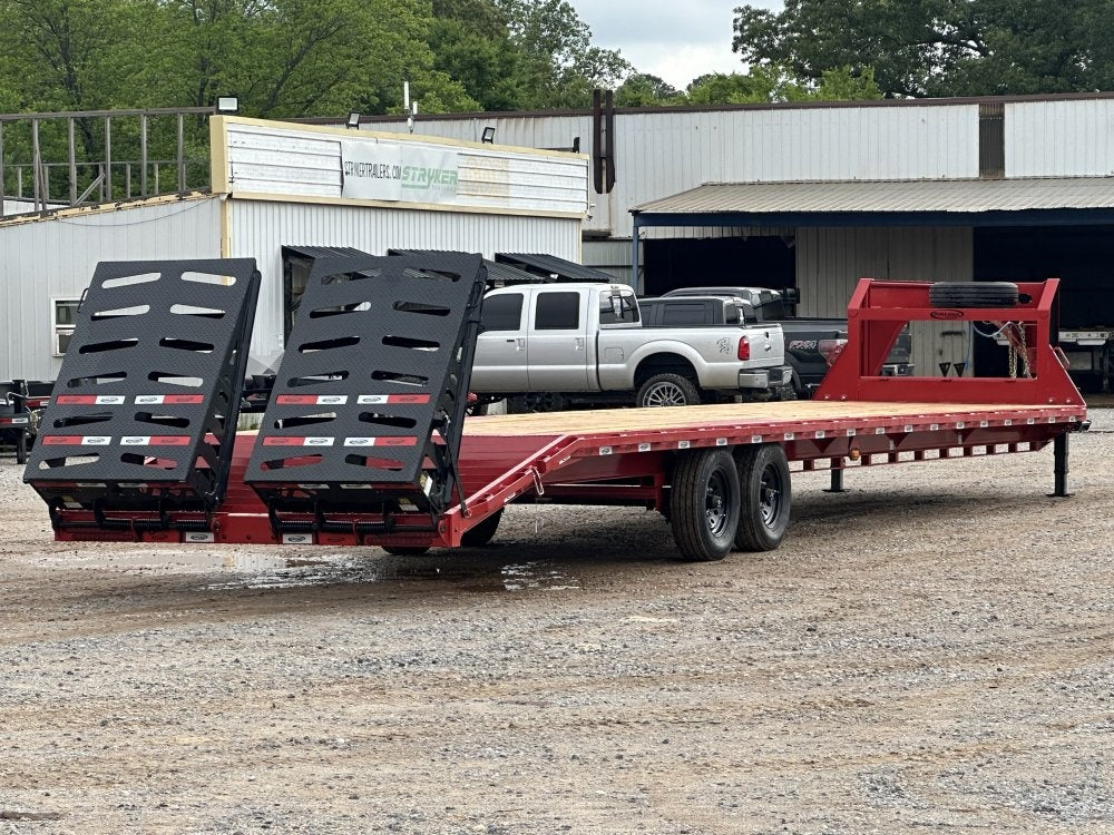 40' DKO Gooseneck Deckover 35' + 5' Mega Ramps (2) 8K Axles, 14 Ply Tires - Hotshot Non-CDL - DO 8K MR - TrailerSwap