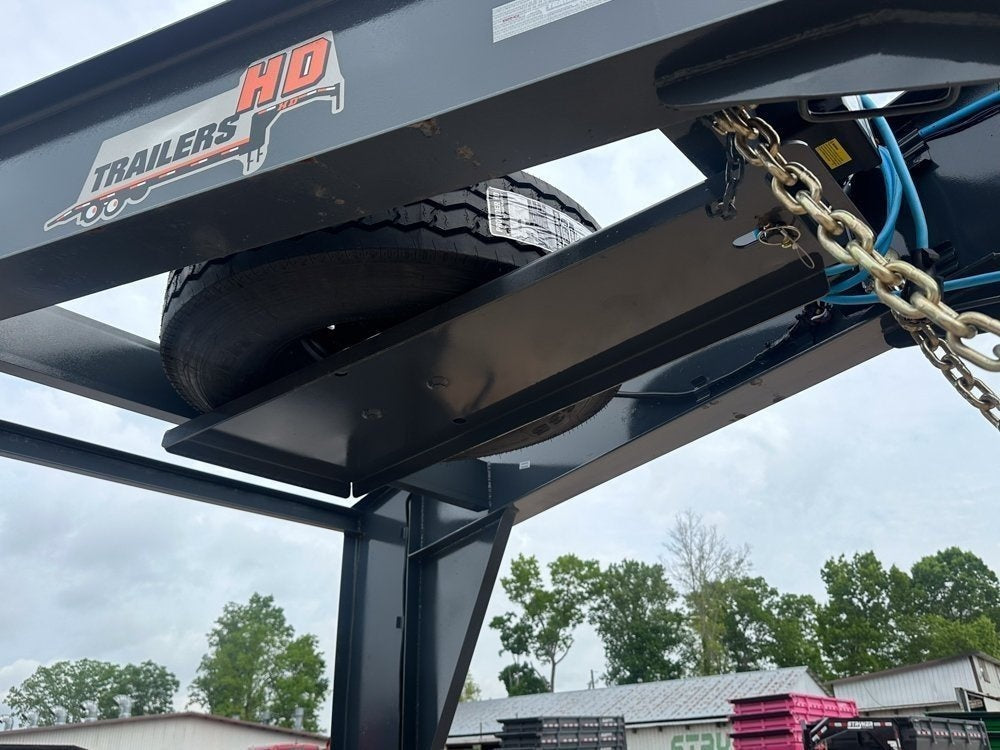 40' ECO Gooseneck (2) 7k Axles Straight 14k GVWR 14ply Tires - Hotshot Non-CDL - DO 7K SD - TrailerSwap